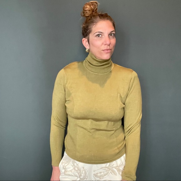 Vintage 1990’s Carlisle Green Long Sleeve Top - Picture 11 of 14